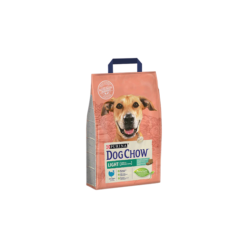 DOG CHOW LIGHT - Dry Dog Food With TURKEY 2.5KG/14KG