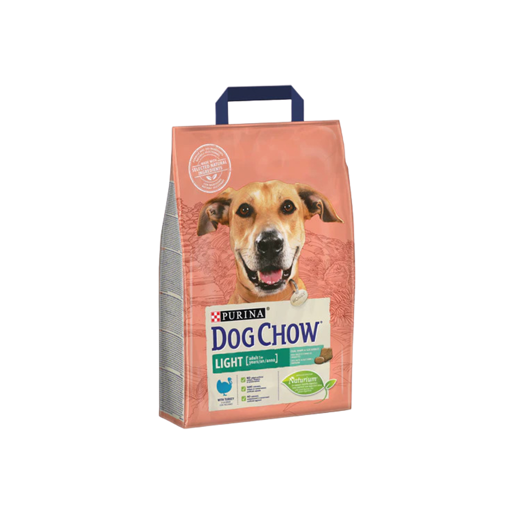 DOG CHOW LIGHT - Dry Dog Food With TURKEY 2.5KG/14KG